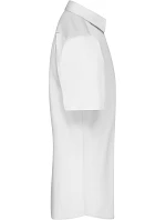 JN 680 Popelínová košile s krátkým rukávem model 22537721 white - Daiber JN 680 Popelínová košile s krátkým rukávem model 22537721 white - Daiber