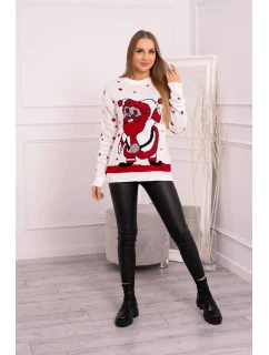 Svetr s ecru model 18748055 - K-Fashion