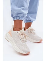 Dámské sportovní boty na platformě béžové model 22095071 - EVENTO