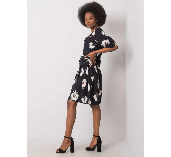 Šaty LK SK 507547.16P černobíle