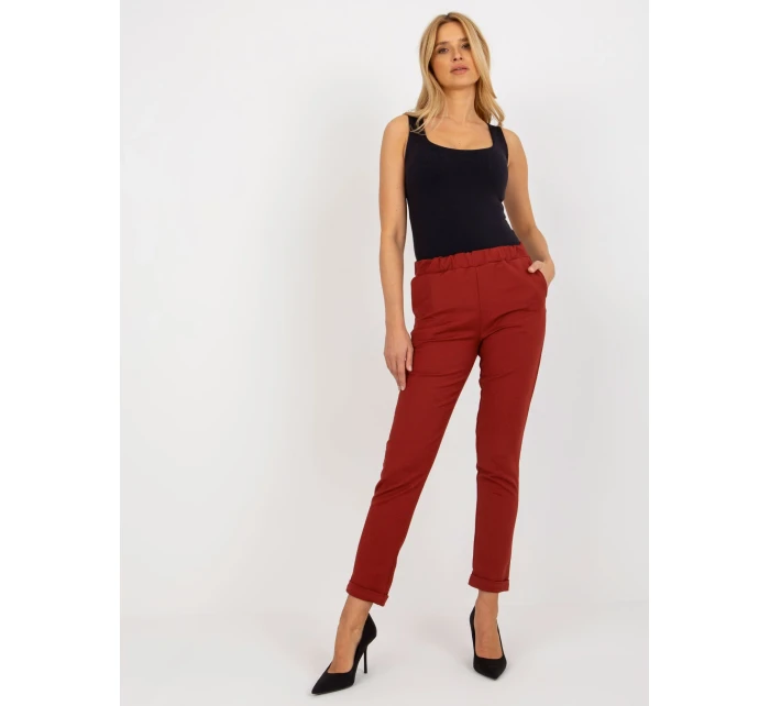 Dámské kalhoty LK SP 507797.50P bordó - FPrice Dámské kalhoty LK SP 507797.50P bordó - FPrice