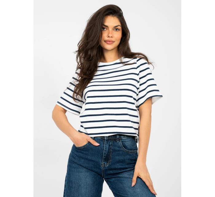 T shirt RV TS model 21948942 biało granatowy - FPrice