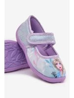 Dětské balerínky-papuče na suchý zip – světle modré Olivessa (Frozen Kraina Lodu) Dětské balerínky-papuče na suchý zip – světle modré Olivessa (Frozen Kraina Lodu)