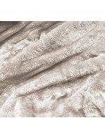 Dámská zimní bunda parka ve vřesové barvě se vsadkami z eko kůže (2M-21A93)
