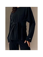 Dámská mikina regular s vázáním a model 22402675 - 4F Dámská mikina regular s vázáním a model 22402675 - 4F