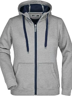 Daiber JN 354 Dámská mikina Doubleface 02.0354 sport grey/navy