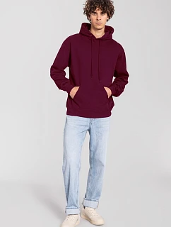 Fruit of the Loom Iconic 250 Hooded Sweat Mikina s kapucí 16.2294 burgundy