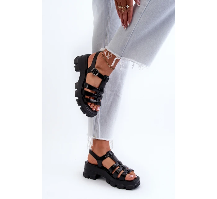 Dámské Sandály  Černé model 21661714 - Zaxy