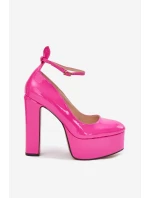 Lakovane Lodičky Na Vysokém Podpatku A Platformě Růžové Nianka Lakovane Lodičky Na Vysokém Podpatku A Platformě Růžové Nianka