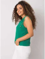 Dámský top DHJ TP model 17452338 tmavě zelený - FPrice