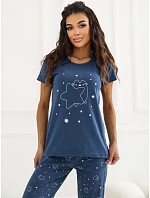 Piżama DU PI FP model 22084192 granatowy - FPrice