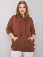 Mikina RV BL 6917.74P tmavě hnědá