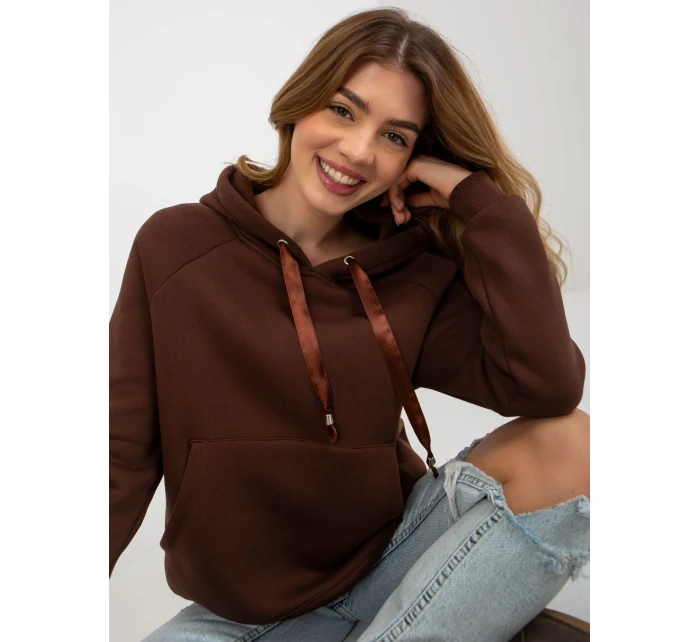 Mikina TW BL 1003.95P tmavě hnědá