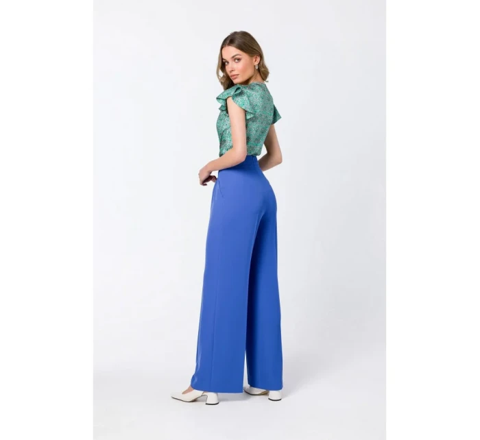 S331 Halenka bez rukávů - modrá