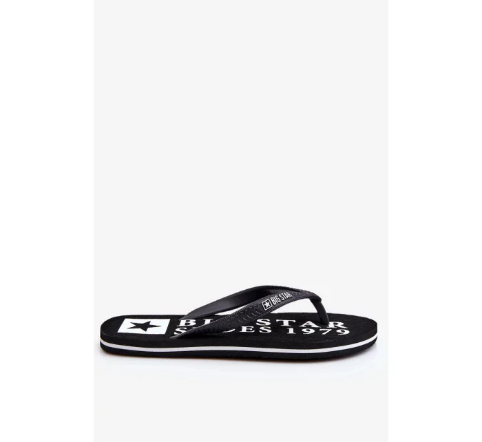 Pánské lehké žabky Big Star LL174444 Černá