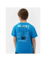 Chlapecké tričko 4F Junior s potiskem svítícím ve tmě