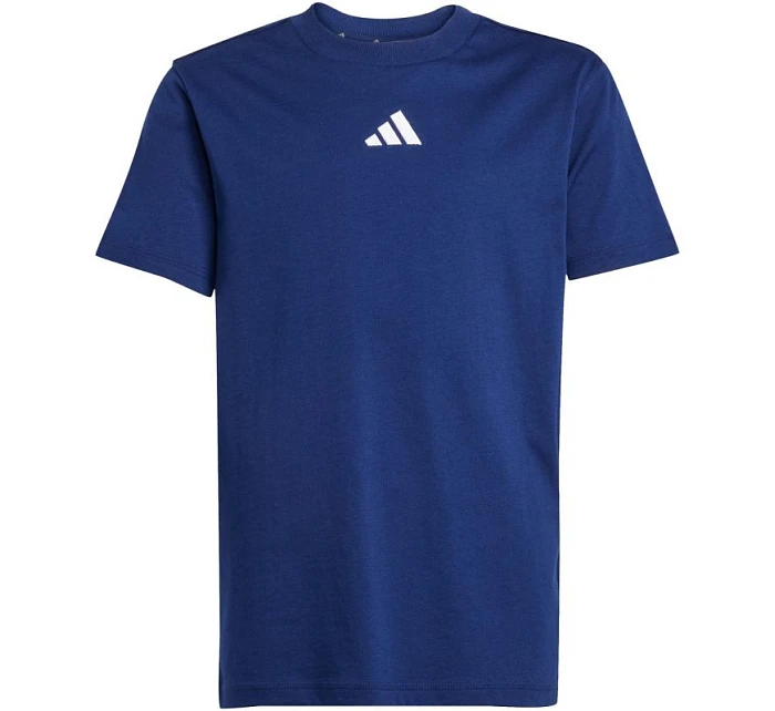 Dětské tričko adidas Essentials Tee 160 námořnická modrá JY0613