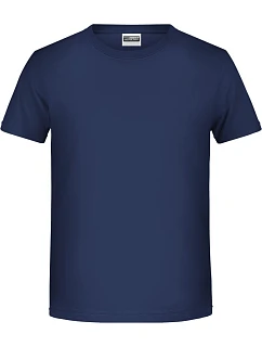 Daiber 8008B Chlapecké tričko z bio bavlny 02.808B navy