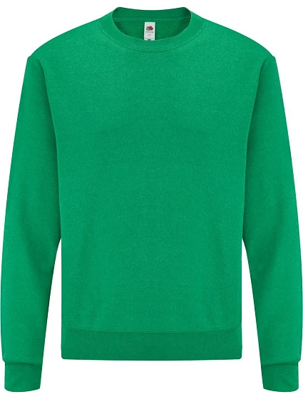 Fruit of the Loom Classic Set-In Sweat Mikina 16.2202 retro heather green Fruit of the Loom Classic Set-In Sweat Mikina 16.2202 retro heather green
