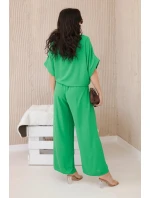 Souprava halenky a kalhot světle zelená Souprava halenky a kalhot světle zelená