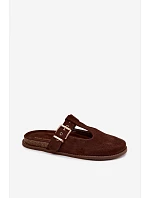 Dámské z umělé semišové hnědé model 22125705 - Boto