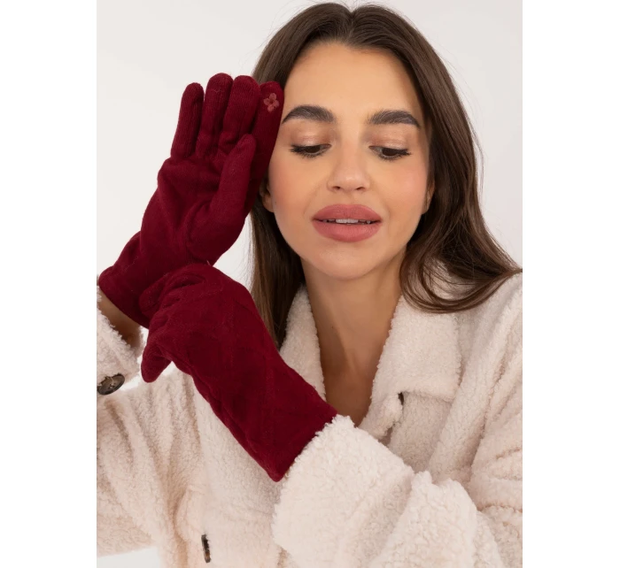 Rukavice AT RK model 20527628 bordó - FPrice