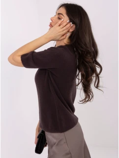 Jumper MO SW 1510.86 tmavě hnědý