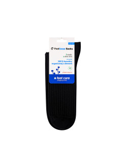Bratex Ponožky bavlněné s aloe černé