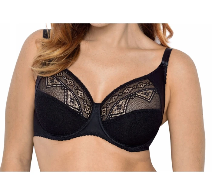 Dámská podprsenka Nancy BS00059 Černá - Gaia