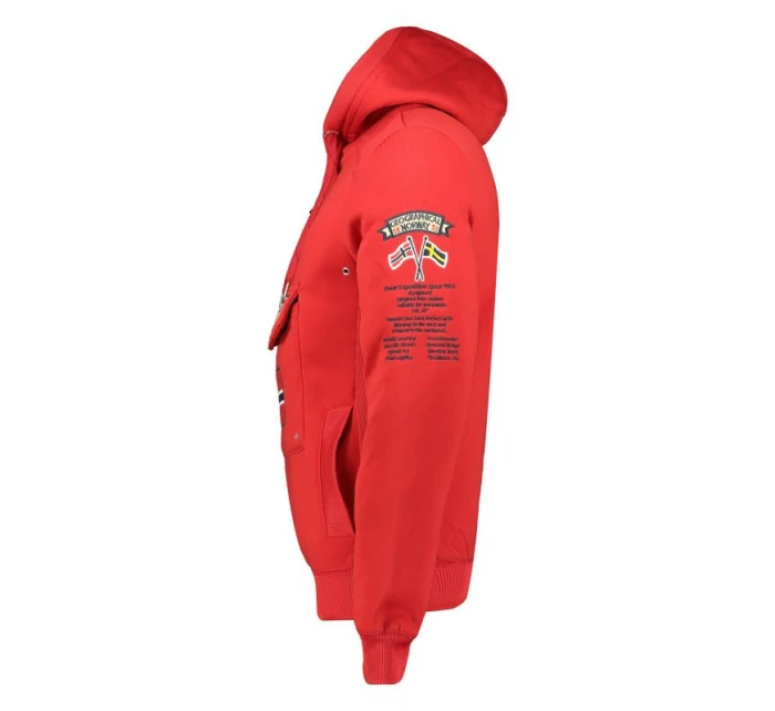 Pánská mikina WY10089H/GN Červená - Geographical Norway