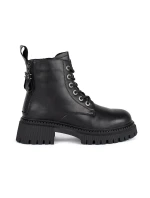 Pěkné černé kotníčkové boty dámské platforma Pěkné černé kotníčkové boty dámské platforma