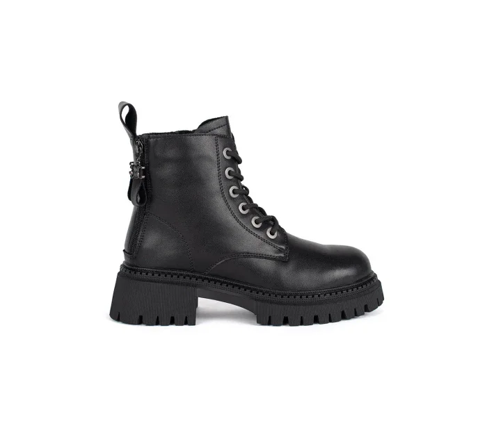 Pěkné černé kotníčkové boty dámské platforma Pěkné černé kotníčkové boty dámské platforma