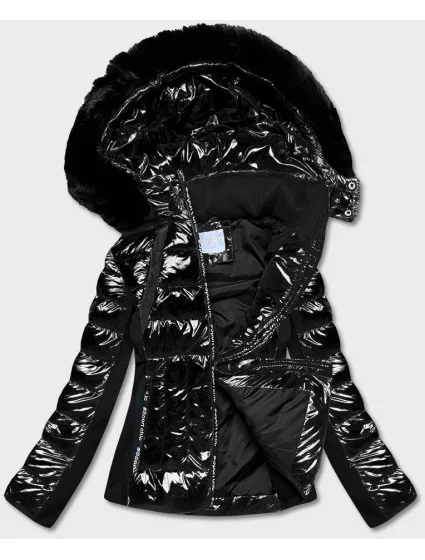 PRZEJŚCIOWA KRÓTKA KURTKA Z CZARNA model 21244607 - YES!PINK