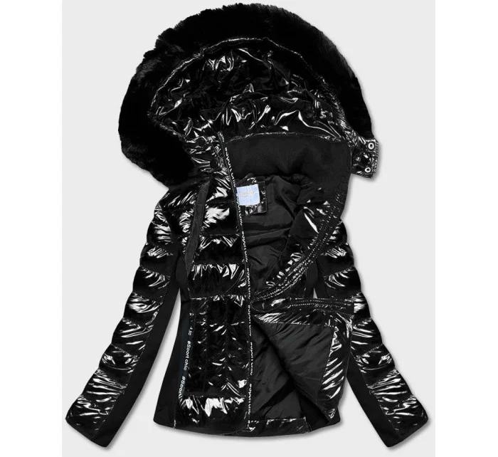 PRZEJŚCIOWA KRÓTKA KURTKA Z CZARNA model 21244607 - YES!PINK