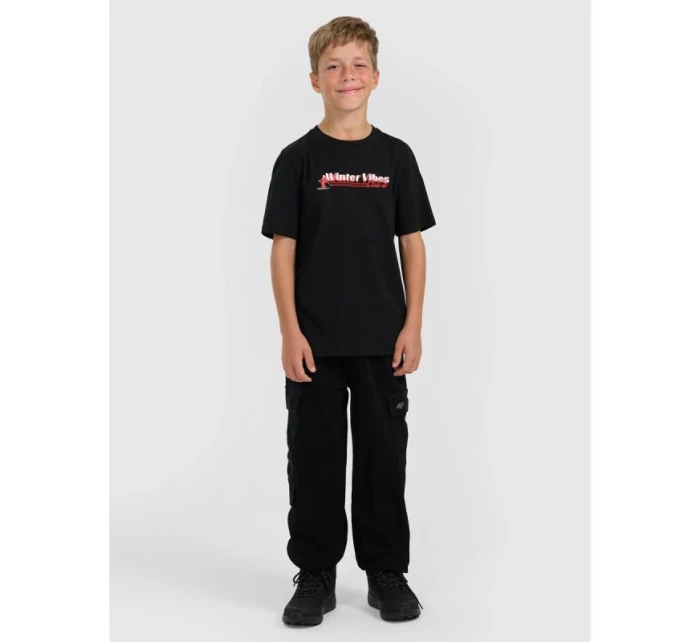 Chlapecké tričko s potiskem 4F 4FJRAW25TTSHM3168-20S dětské