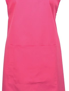 Premier PR 154 Zástěra s laclem a kapsou na břiše "Colours" 39.0154 hot pink