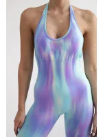 Fitness oblek s klikem fialový Fitness oblek s klikem fialový