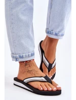 Dámské žabky na platformě Big Star model 21610806 Černá - Big Star Shoes Dámské žabky na platformě Big Star model 21610806 Černá - Big Star Shoes