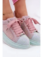 Zdobené sneakersy na platformě GOE RR2N4009 Multikolor