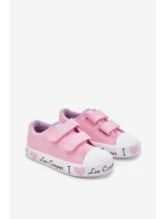 Dívčí Tenisky Na Suchý Zip Lee Cooper LCW-25-02-3265K Růžové