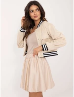 Spódnica DHJ SD model 21738221 beżowy - FPrice Spódnica DHJ SD model 21738221 beżowy - FPrice