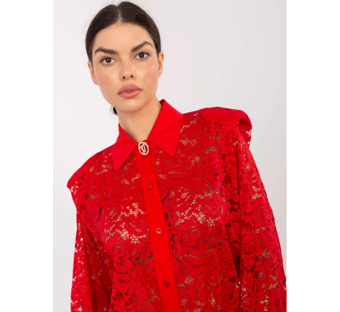 Koszula IT KS model 21795551 czerwony - FPrice Koszula IT KS model 21795551 czerwony - FPrice