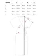 Dámské šaty se zavinovacím vzorem S406 Tmavě růžová - Stylove