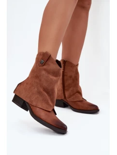 Boty na podpatku  model 217193 Step in style