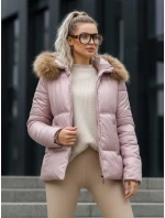 Dámská prošívaná zimní bunda SPARKLE pink FashionStreet TY5526