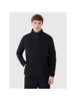 Pánská trekingová bunda 4F 4FWSS25TFLEM304-20S se stojáčkem z fleecu Pánská trekingová bunda 4F 4FWSS25TFLEM304-20S se stojáčkem z fleecu