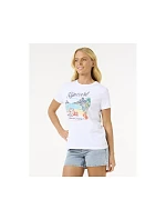 Tričko RIP CURL Crystal Standard Tee, bílé Tričko RIP CURL Crystal Standard Tee, bílé