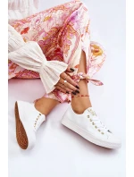 Dámské Klasické Tenisky Bílé a zlatá model 21607873 - EVENTO