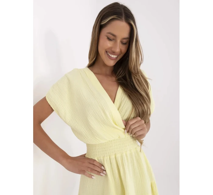 Šaty MI SK 92160.00 světle žluté