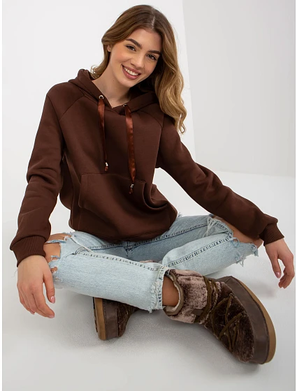 Mikina TW BL model 17963884 tmavě hnědá - FPrice Mikina TW BL model 17963884 tmavě hnědá - FPrice